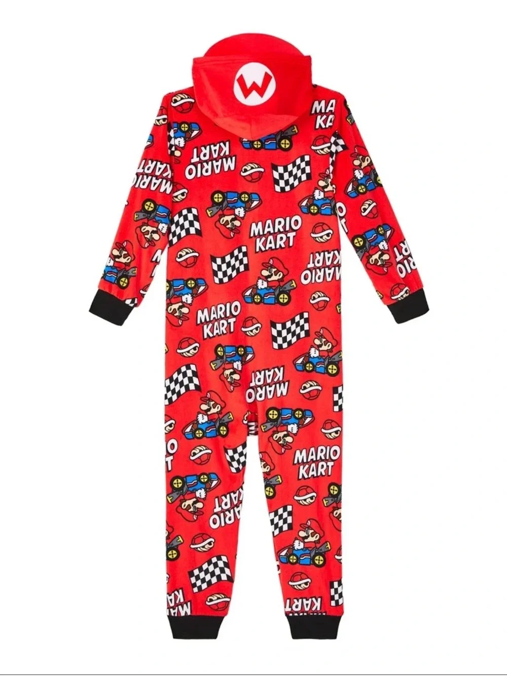 Super Mario Boys Hooded suit pajamas Size XS 4/5